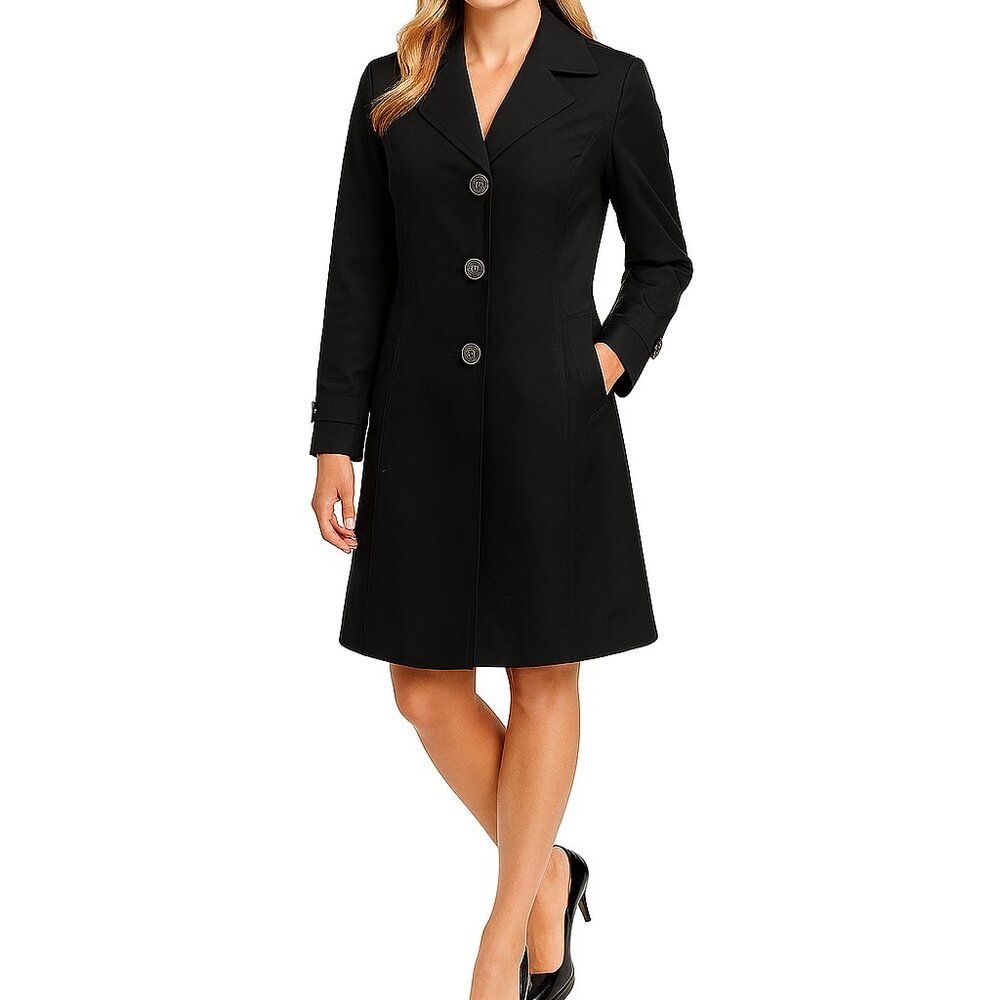 Water Resistant Back Pleated Trench